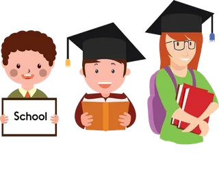 校园学生人物卡通简笔少儿兴趣班