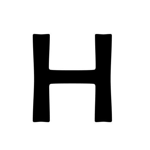 字母H PNG免抠(1500x1500)
