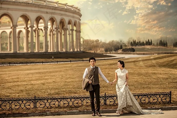 拉斐特城堡婚纱外拍高清图