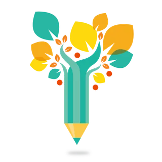 扁平化小树铅笔素材