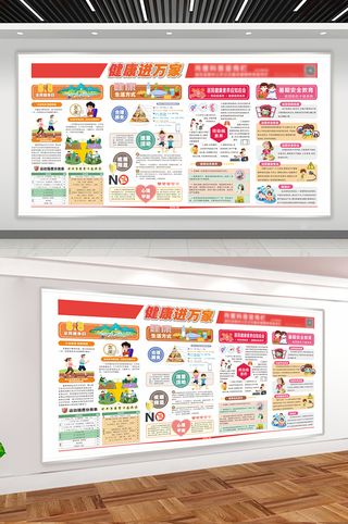 健康进万家宣传栏