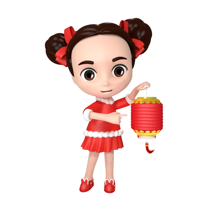 新年卡通免抠素材