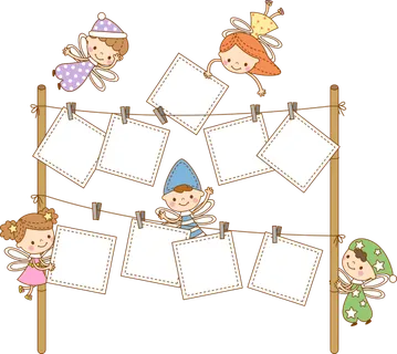 照片挂图 卡通 人物