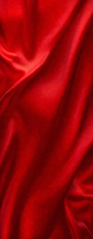 红色丝绸纹理背景，中国红