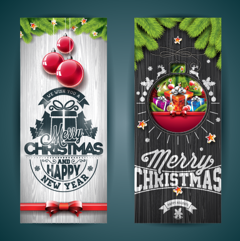 设计圣诞节冬天横幅素材