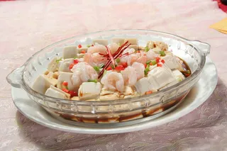   鲜虾南豆腐