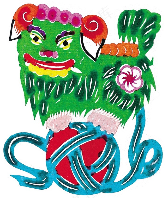 卡通狮子素材图片