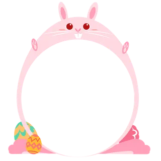 龙猫兔子卡通元素