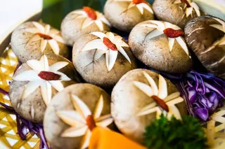 火锅菜品配菜香菇蘑菇菌类