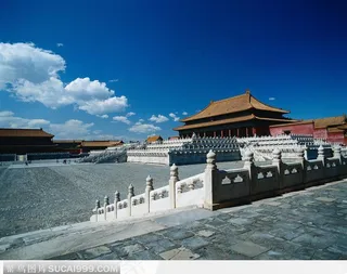 宏伟的故宫建筑