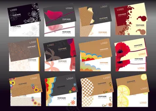 名片素材 大气名片模板 简约名片 高端名片 公司名片 名片 