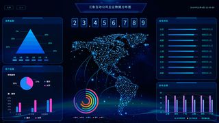 数据可视化psd模版下载