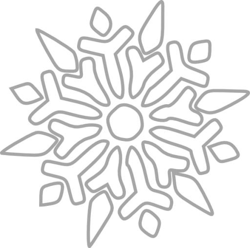雪花 PNG免抠(600x595)