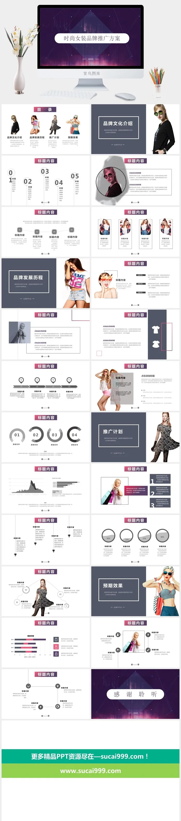 品牌推广PPT模板