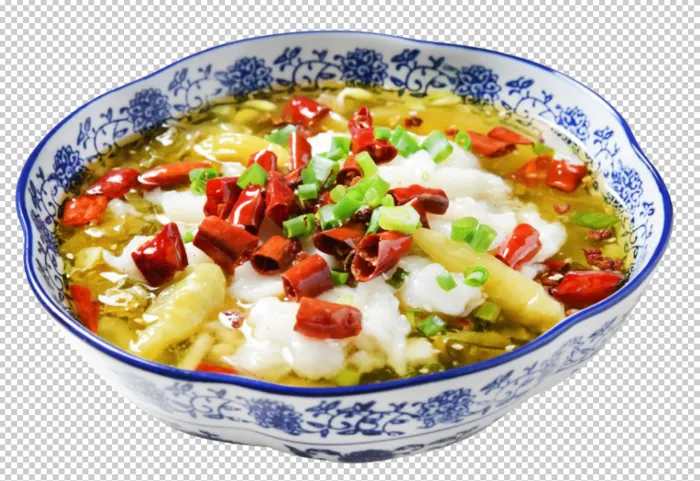 酸菜鱼免扣素材psd模版下载