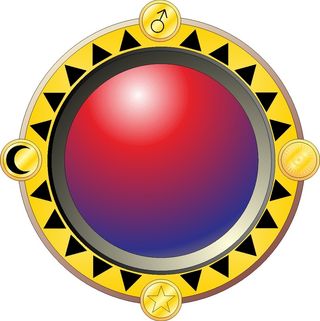 卡通对称按钮图腾矢量图素材