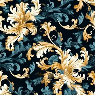 欧式纹理，巴洛克风格，无缝贴图，素材