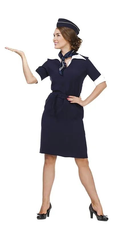 空姐 PNG免抠(400x809)