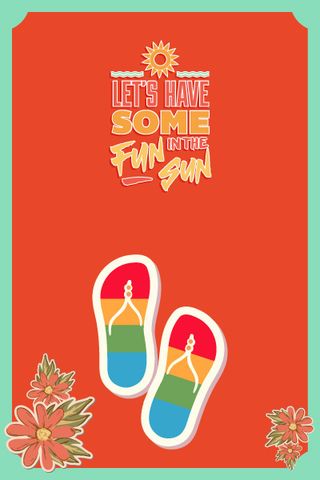 夏天海报|矢量|插画|扁平|风格