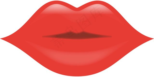 红唇卡通图片