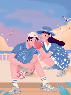 2.14情人节浪漫海报PSD模板