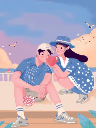 2.14情人节浪漫海报PSD模板