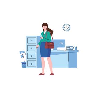 扁平化人物场景办公互联网等距ai矢量设计网页海报UI素材插画