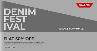 设计英文广告销售横幅素材