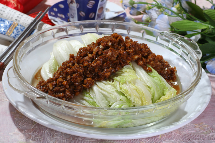 蒜汁娃娃菜