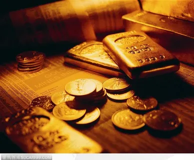 散乱的黄金金币素材大图 散乱的黄金金币素材大图