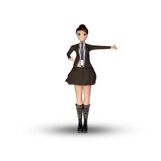 职业人物购物玩偶手办立体办公场景卡通小人元素PNG设计素材模板