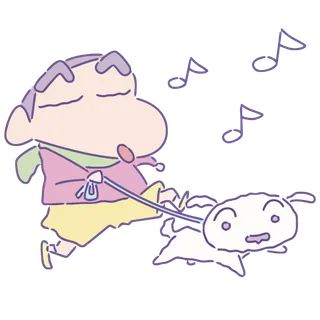 蜡笔小新可爱人物免扣素材