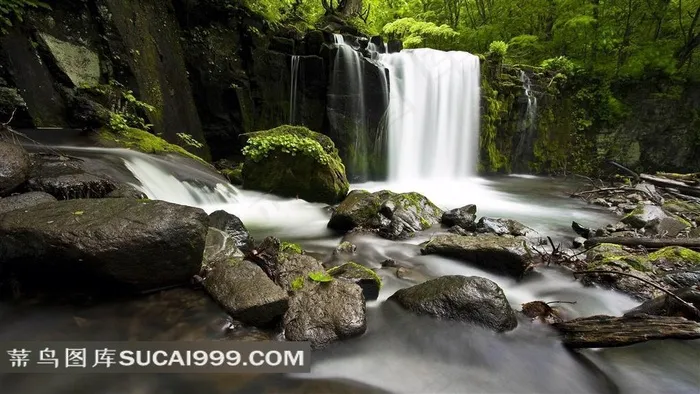 超大尺寸-美丽瀑布高清壁纸素材