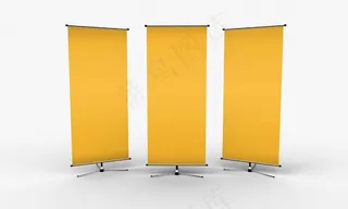 易拉宝样机 易拉宝效果图