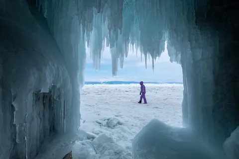 冰山 冰冻 冰 海岸 海 冰封