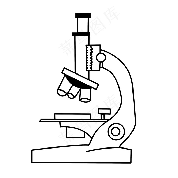 显微镜简笔画图片