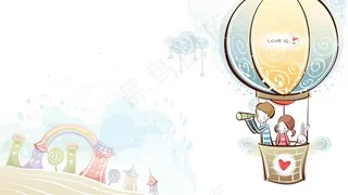 卡通漫画情侣精美桌面壁纸图