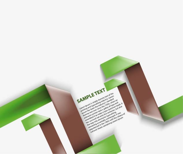 免抠潮流彩色标签