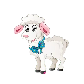 卡通现代农业羊