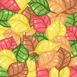 秋天, 树叶, 背景, 自然, 卡通片