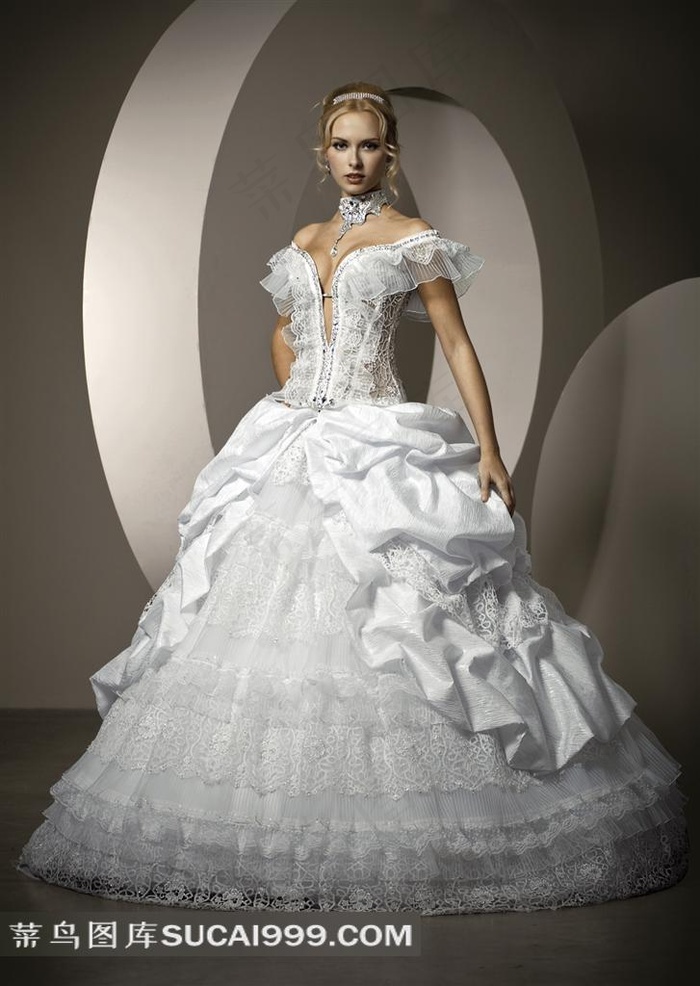 蛋糕公主型外国创意婚纱摄影