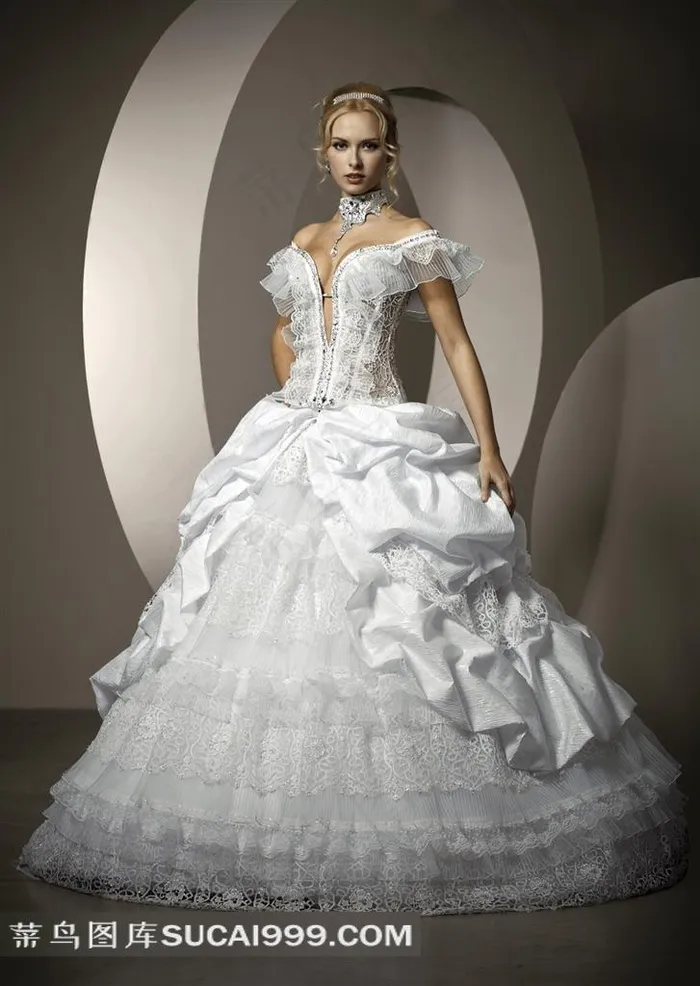 蛋糕公主型外国创意婚纱摄影