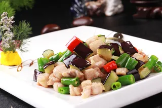 米椒茄子鸡38元一份 (3)