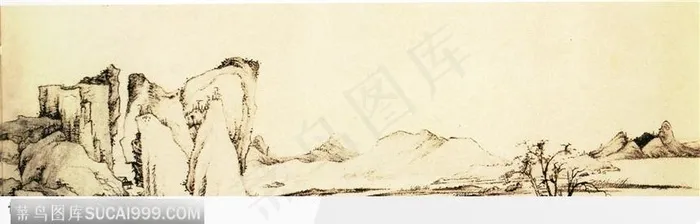 松山青石图