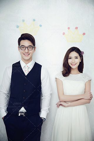 韩式手绘婚纱摄影素材