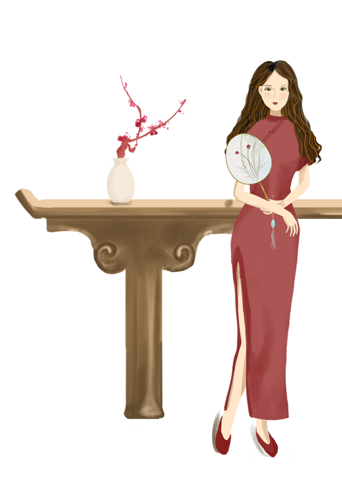 传统旗袍美女 (164)