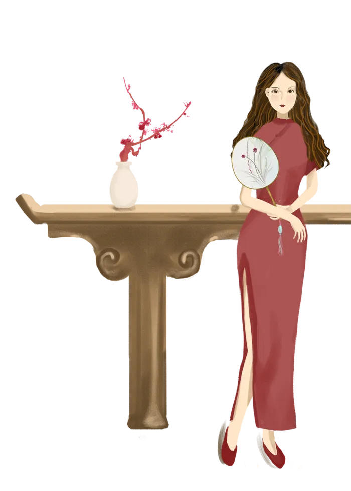 传统旗袍美女 (164)