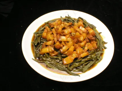 0350卤肉干豆角 0350卤肉干豆角