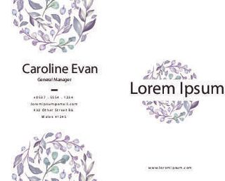 精美国外名片设计模板矢量素材