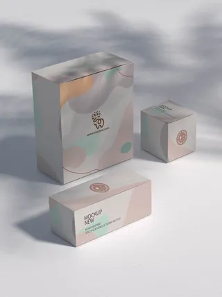 包装智能贴图样机VI效果PSD素材